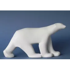 Sculptuur Pompon IJsbeer Wit