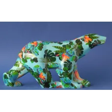 Sculptuur Pompon Ijsbeer Tropical groot.